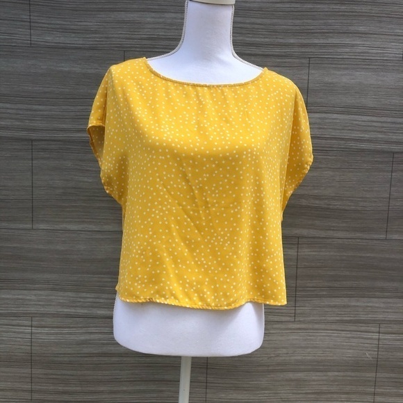 BP yellow blouse Size M New without tags - Picture 2 of 8